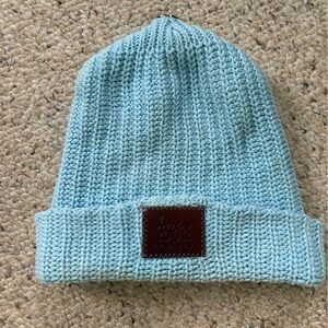 Love Your Melon Light Blue Knit Beanie